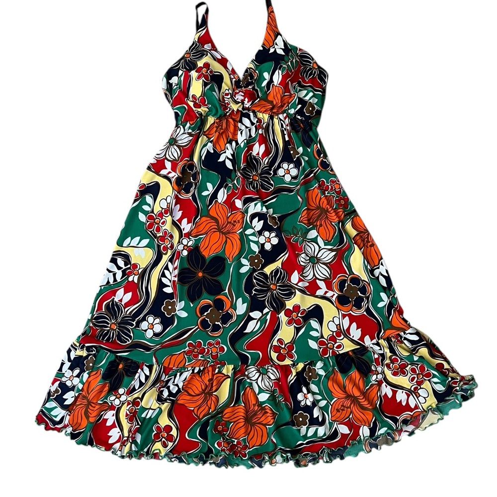 Floral Multicolor Summer Dress